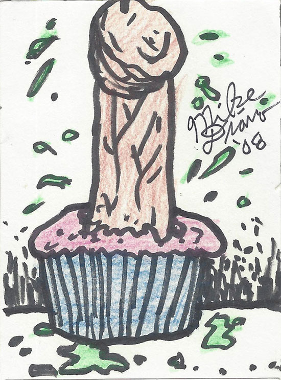 Dick Cup Cake