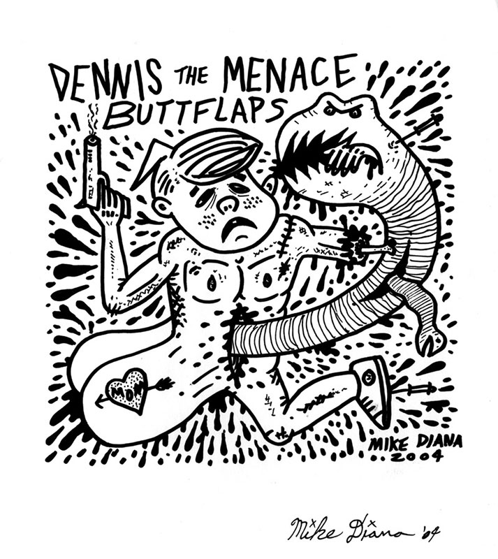 Dennis The Menace Buttflaps