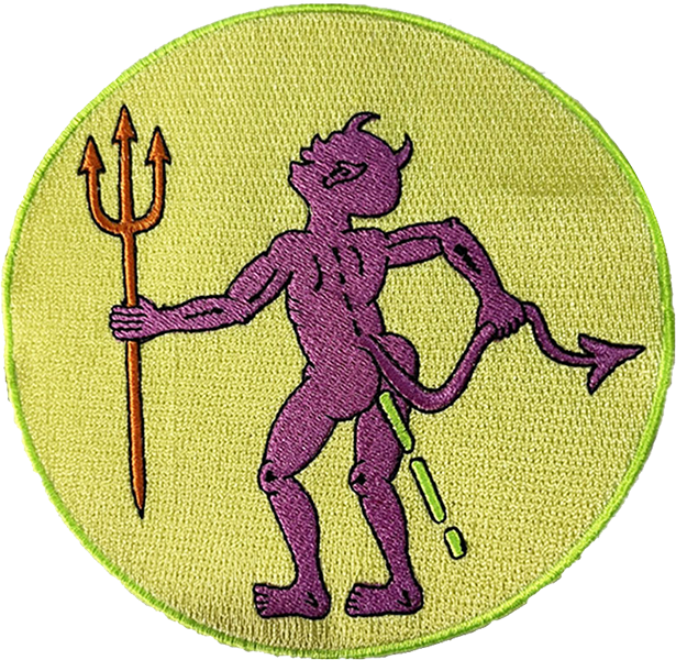 Devil Pooper Patch by Mike Diana