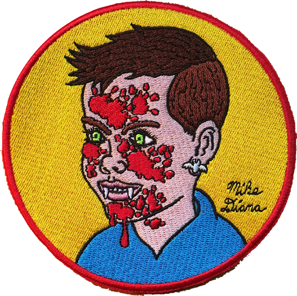 Vampire Boy Patch by Mike Diana