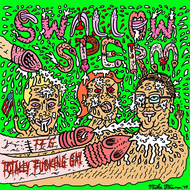 Totally Fucking Gay - Swallow Sperm CD + Poster