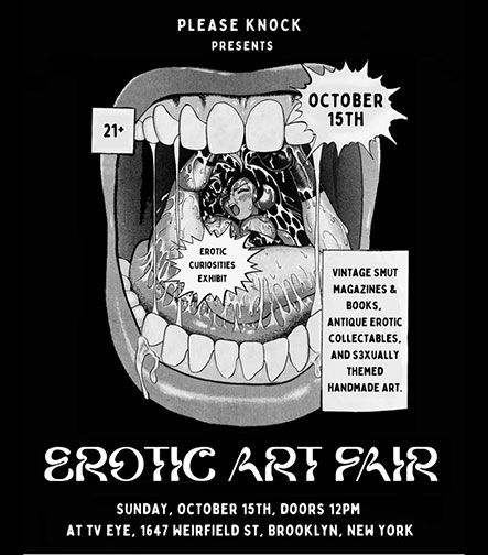 Mike Diana at NYC Erotic Art Fair 2023