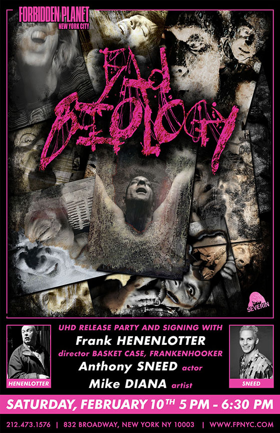 Forbidden Planet NYC presents Frank Henenlotter, Anthony Sneed, Mike Diana