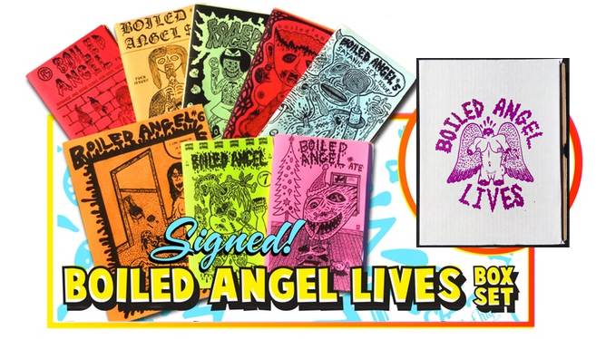 Mike Diana's Boiled Angel Lives Box Set, Signed and numbered Mike Diana's Boiled Angel Lives Box Set, Signed and numbered