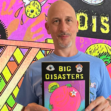 mikediana_BigDisasters_promo400 Mike Diana's Big Disasters Silkscreen Book
