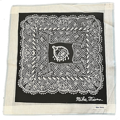 hankie_titty400 Mike Diana "Titty" Hanky from France 13.5" x 13.5"